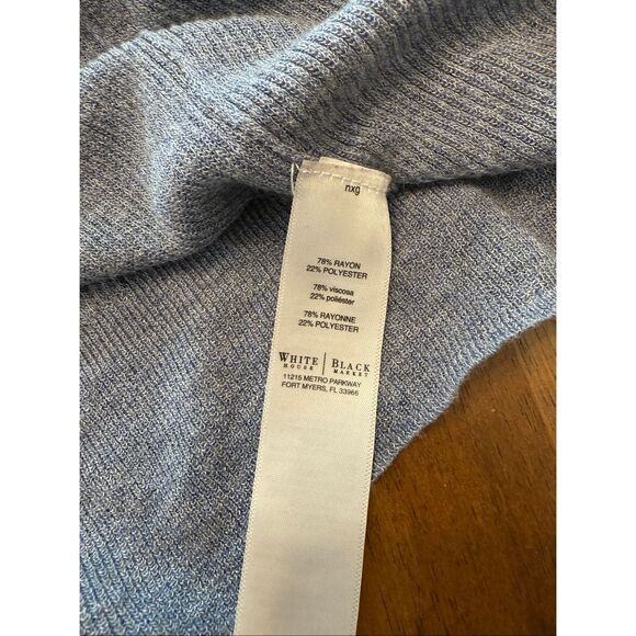 WHBM Duster Cardigan Long Ribbed Sweater Open Front Women’s XS Quiet Luxury - Picture 5 of 5